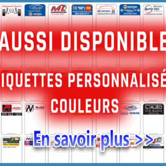 5000 étiquettes personnalisées avec encre